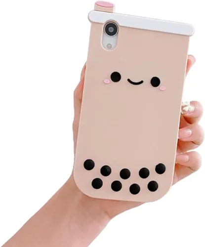 Vista 15 de Funda 3D de hombre aguacate para iPhone 13/iPhone 14 de 6.1 pulgadas, diseño de dibujos animados de lindo personaje Kawaii divertido