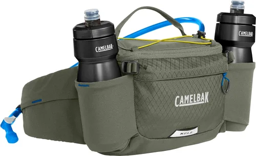 Vista 5 de CamelBak M.U.L.E. - Cangurera de hidratación con depósito lumbar de 50 onzas, transporte estable y almacenamiento inteligente para bicicleta