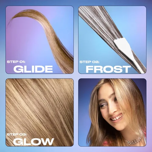 Vista 8 de Clairol Nice'n Easy Frost & Tip - Tinte para el cabello original, color rubio claro a castaño medio, paquete de 1 unidad