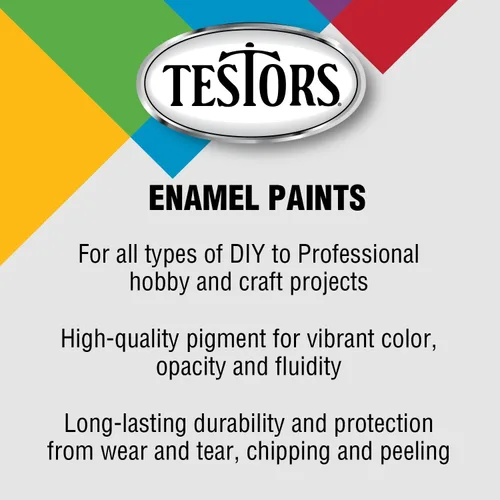 Vista 2 de Testors 1181TT Pintura esmaltada, 0.25 onzas, aluminio plano