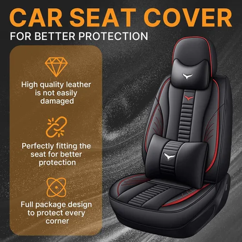 Vista 7 de Fundas protectoras de asiento de automóvil de lujo de 2 asientos para Volvo XC40 2019-2025, diseño de bolsa de almacenamiento trasera, almohada