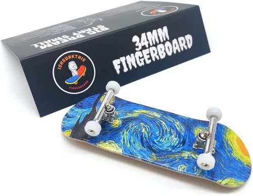 Vista 4 de Starry Night - Patinetas Completas Pro de Diapasón de Madera de 34 mm