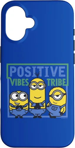 Vista 32 de Minions Carcasa Positive Vibes para iPhone 17