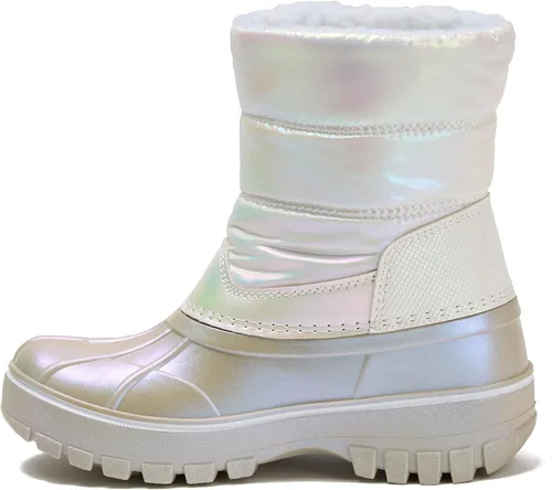 Vista 4 de Lands' End - Botas de nieve impermeables para niños - Botas de invierno aisladas con forro de vellón cálido para niños pequeños, niñas y niños