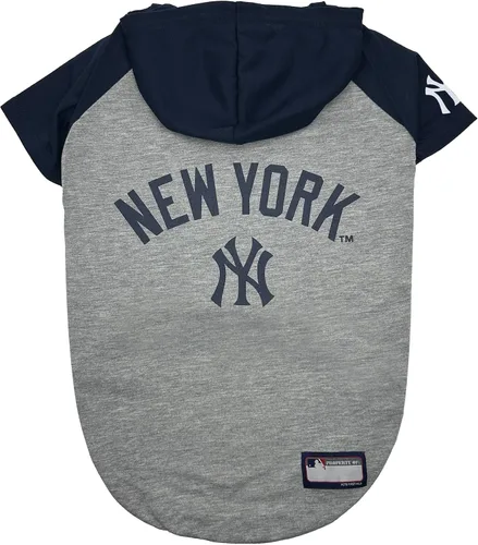 Vista 28 de Sudadera con capucha MLB para perros y gatos - Camiseta con capucha para perros Philadelphia Phillies, extra pequeña. - Sudadera con capucha