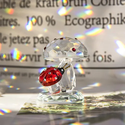 Vista 7 de H&D HYALINE & DORA Sun Catcher Crystal Animal Figurine Ornamento Home Mesa Decoation Pisapapeles