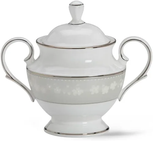 Vista 17 de Lenox Bellina Bone China Platinum Banded - Juego de 5 piezas, servicio para 1