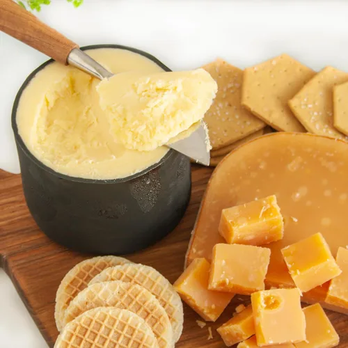 Vista 4 de igourmet 8.5 libras de tesoros de queso gourmet de lujo y aperitivos en caja de regalo, relleno de quesos gourmet, trufas y otras especialidades