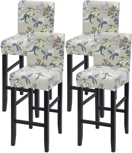 Vista 67 de SearchI Juego de 2 fundas para taburetes de bar, fundas de asiento de taburete elásticas y lavables, fundas para sillas de altura de mostrador