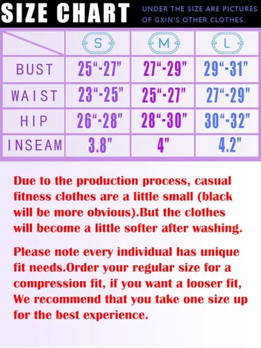 Vista 6 de GXIN Conjuntos de entrenamiento para mujer, 2 piezas, sin costuras, acanalados, cintura alta, pantalones cortos para correr, gimnasio, yoga