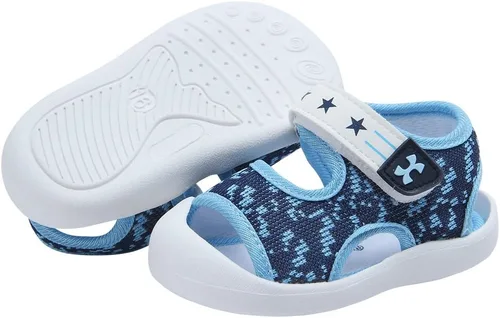 Vista 3 de Sandalias de verano para bebé, malla transpirable, suela de goma, antideslizantes, zapatos para exteriores para niños y niñas de 9 a 30 meses