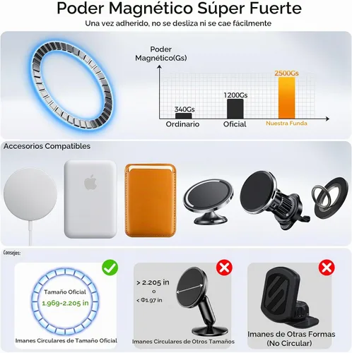 Vista 4 de Rayboen - Funda magnética mate para Samsung Galaxy S21+ Plus, color negro
