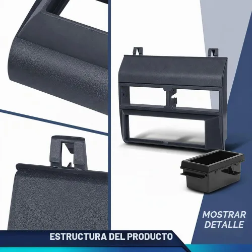 Vista 8 de PIT66 Cubierta de Tablero Kit de Instalación de Tablero Adaptador de Arnés de Cables Compatible con Camiones Chevy GMC 1988-1994 Cubierta de Tablero
