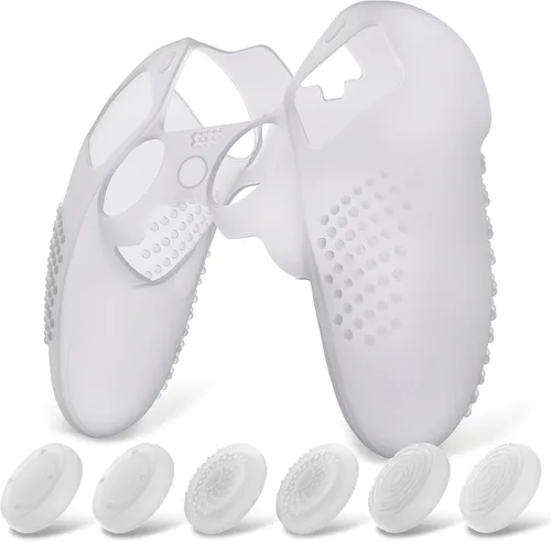 Vista 29 de PlayVital 3D Studded Edition Anti-Slip Silicone Cover Case for ps5 Edge Controller, Soft Rubber Protector Skin for ps5 Edge Wireless Controller with