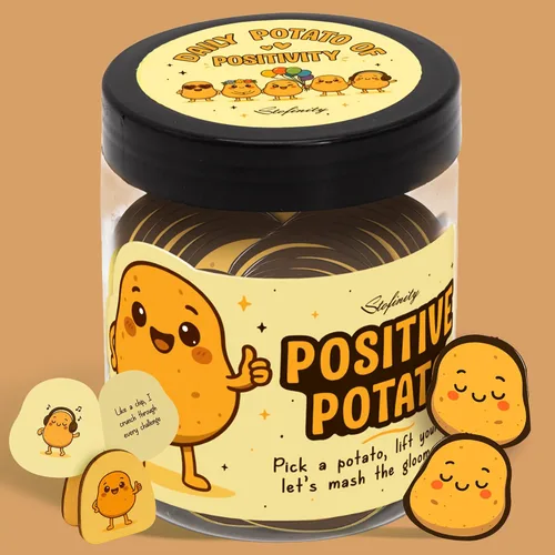 Vista 19 de Tarro de pepinillos positivos, 60 tarjetas de afirmación, regalos de AA. Encurtido positivo