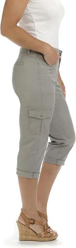 Vista 2 de Lee Pantalón capri cargo de ajuste relajado con cintura de punto Austyn para mujer