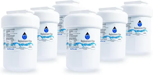 Vista 2 de Denali Pure Paquete de 6 filtros de agua de repuesto para refrigerador GE PSB42YSXASS - Compatible con MWF, MWFP cartucho de filtro de agua
