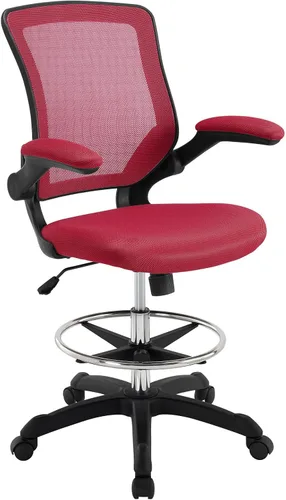 Vista 17 de Silla giratoria Modway Veer, Negro