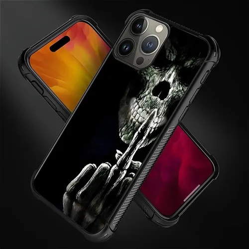 Vista 851 de Funda compatible con iPhone 15, diseño de elefantes africanos, diseño increíble a prueba de golpes, antiarañazos, carcasa trasera de policarbonato