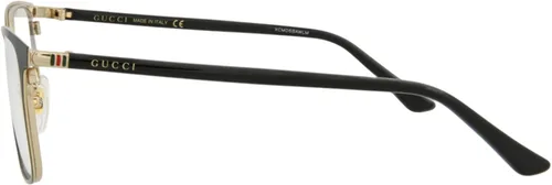 Vista 3 de Gucci Gafas de diseñador de moda transparentes para hombre negro