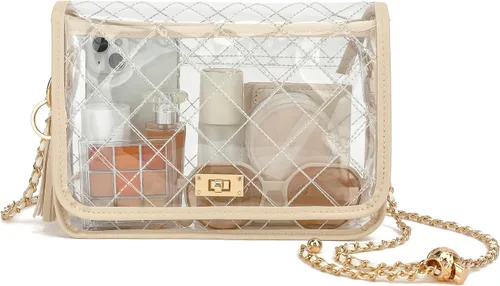 Vista 8 de YGR Bolsa transparente para eventos de estadio, pequeña bolsa cruzada para conciertos, deportes