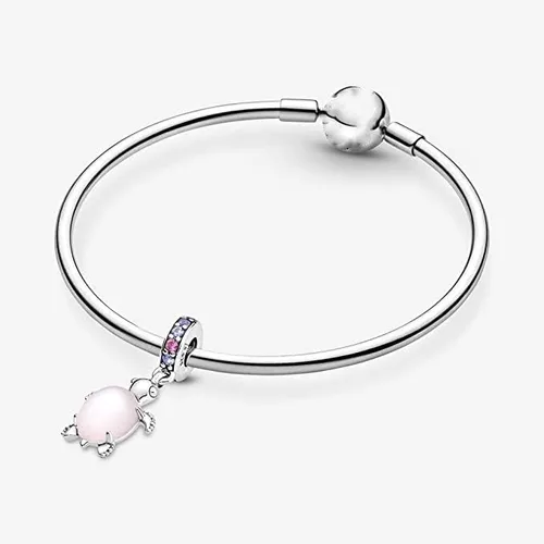 Vista 7 de Colgante de plata de ley 925, joyería para niña, regalos para mujer, pulsera y collar