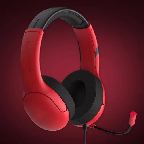 Vista 10 de PDP Gaming Xbox Series X S Red Bundle: REMATCH Wired Gamepad Controller & AIRLITE Wired Headset with Mic, Licensed Xbox One Gamepad, Customizable