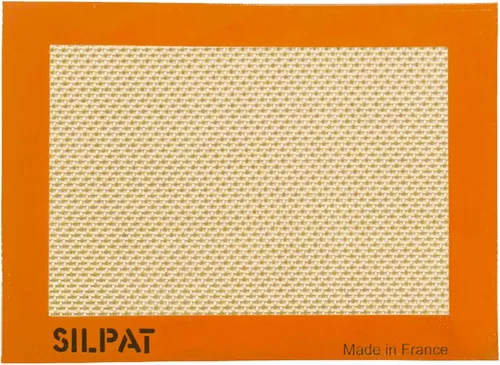 Vista 9 de Silpat Alfombrilla de silicona antiadherente prémium para hornear, 3/4 hojas, color crema