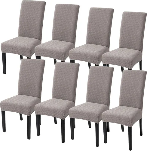 Vista 69 de SearchI Juego de 2 fundas elásticas para sillas Parsons de comedor, fundas elásticas con estampado de elastano, extraíbles, lavables, fundas