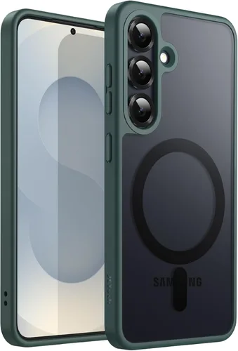 Vista 39 de JETech Estuche magnético para Samsung Galaxy S24 5G, compatible con MagSafe, funda protectora para teléfono con parte trasera translúcida y mate a