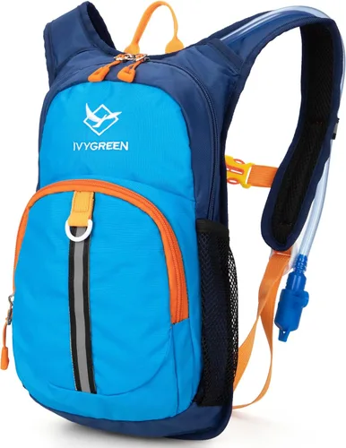 Vista 11 de Ivygreen Mochila de hidratación para niños, mochila de senderismo para niños o niñas con vejiga de agua de 1.5 L