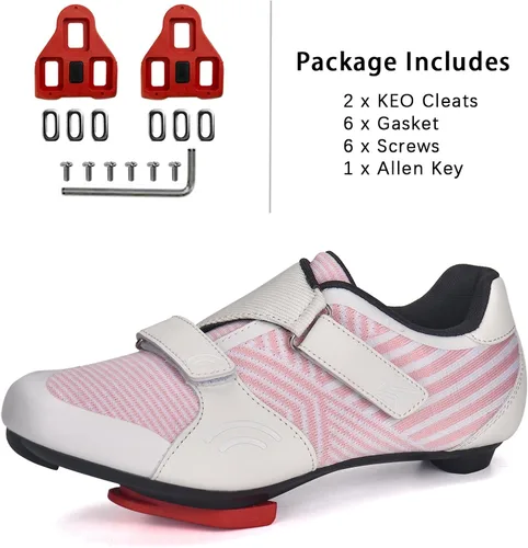 Vista 3 de NIOSUP Zapatos de ciclismo unisex para interiores compatibles con Pelaton al aire libre bicicleta de carretera zapatos de equitación para hombres