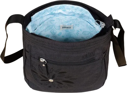 Vista 4 de Haiku Jaunt - Bolsa cruzada de viaje ecológica con bloqueo RFID