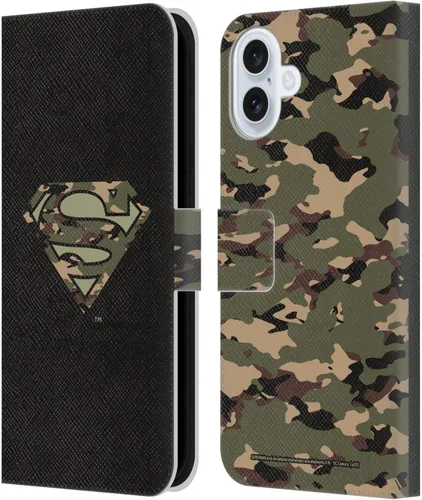 Vista 102 de Head Case Designs Funda de piel con licencia oficial de Superman DC Comics con logotipos negros y rojos compatible con Apple iPhone 11