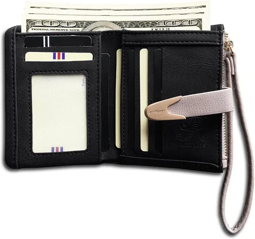 Vista 6 de TOPKULL Carteras para mujer Rfid pequeñas compactas con cremallera y monedero para mujer S