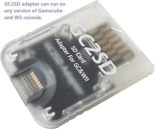 Vista 2 de GC2SD Storage Save Game Memory Card Adapter Micro SD Card Adapter TF Card Reader Plug and Play Portable Professional Game Console Micro Storage Card