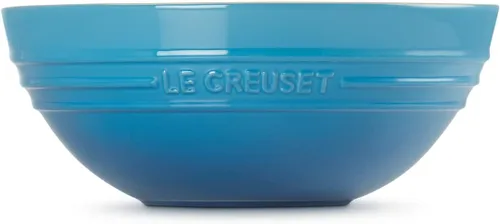 Vista 2 de Le Creuset - Tazón grande multiusos de cerámica, 3.1 qt., Marsella Marseille