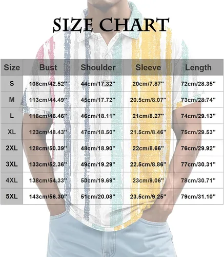 Vista 5 de Camisa polo de manga corta para hombre, camiseta de golf a rayas, de manga corta, para vacaciones, casual, cuello en V, camiseta de verano