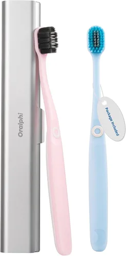 Vista 19 de Estuche de viaje para cepillo de dientes de aluminio, soporte portátil para cepillo de dientes, contenedor resistente para cepillo de dientes manual