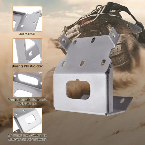 Vista 6 de maXpeedingrods - Placa de montaje de cabrestante para Foreman Rubicon Rancher 2014-2026