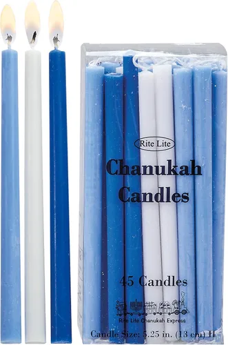 Vista 4 de Rite Lite LTD - Velas de Janucá multicolor de lujo