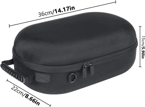 Vista 6 de co2CREA Hard Case Compatible with Meta Quest Pro Virtual Reality Headset