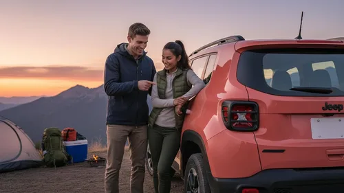 Vista 8 de Funda Protectora de Luz Trasera Compatible con Jeep Renegade, Protector de Lámpara Trasera de Metal Negro Antioxidación para Jeep Renegade 2015 2016