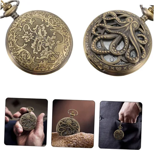 Vista 9 de WOFASHPURET 1pc Pocket Watch Men Watches Necklaces for Women Trendy Nurse Mens Chain Necklaces m Necklace for Women