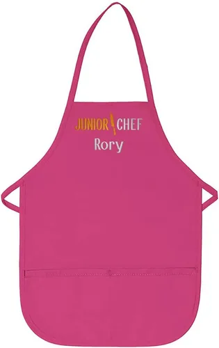 Vista 5 de Delantal personalizado bordado Junior Chef Kids Delantal