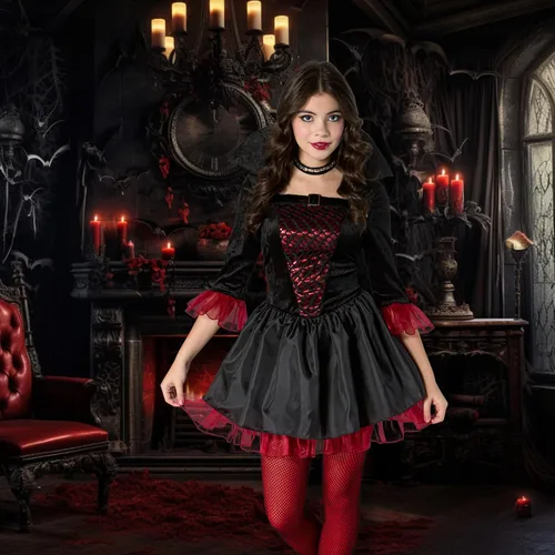 Vista 7 de Rubies Disfraz de vampiro escarlata para jóvenes