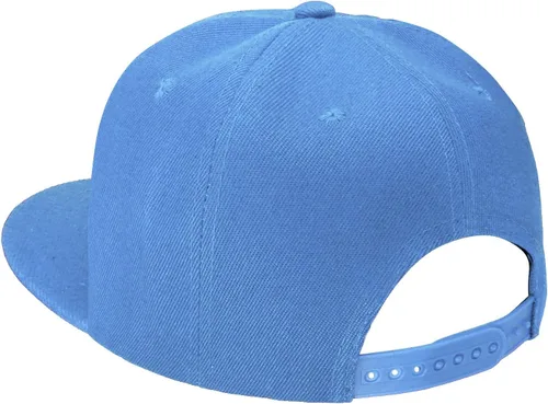 Vista 4 de Falari Venta al por mayor 12 Pack Snapback Sombrero Gorra Hip Hop Estilo Flat Bill Blanco Color Sólido Tamaño Ajustable