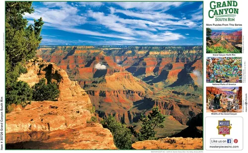 Vista 4 de MasterPieces, Borde sur del Gran Cañón, 550 piezas