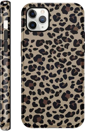 Vista 59 de Funda de teléfono con estampado de guepardo para iPhone 7/8/SE 2020/2022 de 4.7 pulgadas, funda de lujo con diseño de leopardo marrón coqueta a