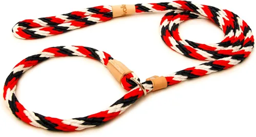 Vista 6 de Alvalley Correas de cuerda para perros con tapón, correas antideslizantes para mascotas para perros, correa suave trenzada sin tirones, ajustable